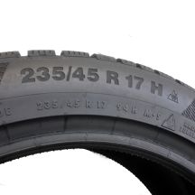 7. 4 x CONTINENTAL 235/45 R17 94H WinterContact TS 850 P SEAL  Zima 7.5-8mm