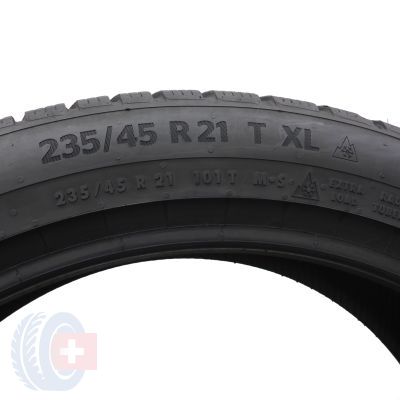 7. Opony 235/45 R21 2x CONTINENTAL101T XL WinterContact TS 870 P Zimowe 2022/24 8,2mm 