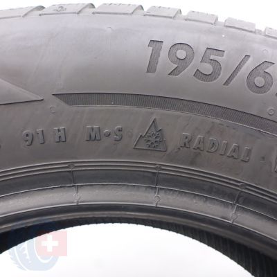 6. Opony 195/65 R15 4x ESA TECAR 91H  SuperGrip PRO Zimowe 2022/24 7,8-8mm 