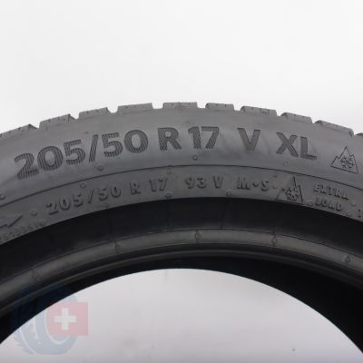 5. Opony 205/50 R17 2x CONTINENTAL 93V XL WinterContact TS870P Zimowe 2024 6,8mm