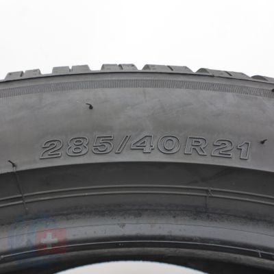 6. Opony 285/40 R21 2x BRIDGESTONE 109V XL Blizzak Lm005 Zimowe 2023 7-7,2mm