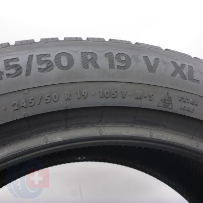 7. Opony 245/50 R19 4x CONTINENTAL 105V XL WinterContact TS 870 P Zimowe 2023 8-8,2mm