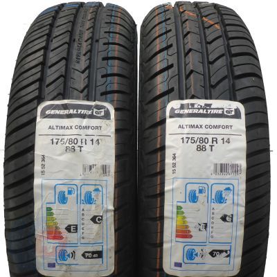 2 x GENERAL 175/80 R14 88T Altimax Comfort Lato Jak Nowe Nieużywane 2018 