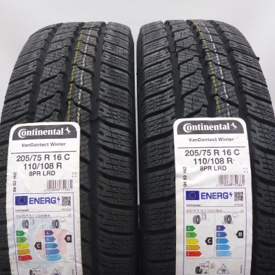 3. Opony 205/75 R16C 4x CONTINENTAL 110/108R VanContact Winter Zimowe 2022 