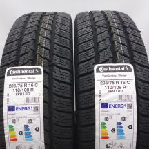 3. Opony 205/75 R16C 4x CONTINENTAL 110/108R VanContact Winter Zimowe 2022 