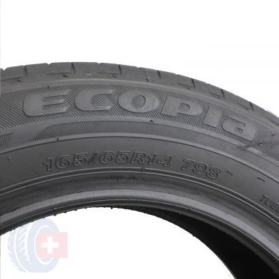 5. 4 x BRIDGESTONE 165/65 R14 79S Ecopia EP150 Lato DOT21/18/17 6,8mm