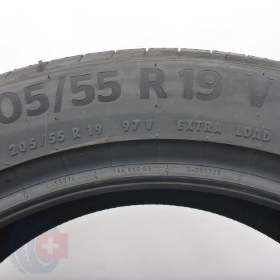 6. Opony 205/55 R19 4x CONTINENTAL 97V XL PremiumContact 6 Letnie 2023 Nieużywane