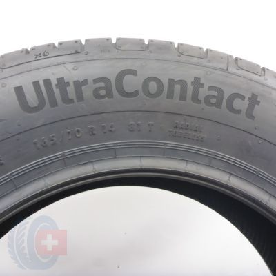 5. Opony 165/70 R14 4x CONTINENTAL 81T UltraContact Letnie 2022/23 