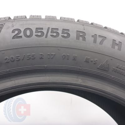 2. Opona 205/55 R17 1x CONTINENTAL 91H MO WinterContact TS850P Zimowa 2021 Nieużywana