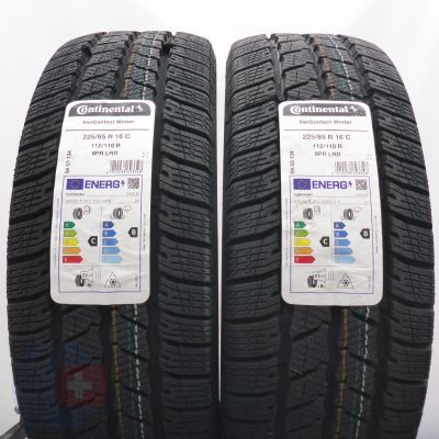4. Opony 225/65 R16C 4x CONTINENTAL 112/110R  VanContact Winter Zimowe 2025 
