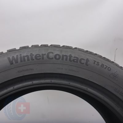 7. Opony 225/50 R17 2x CONTINENTAL 98V XL WinterContact TS870 Zimowe 2021 7,2mm