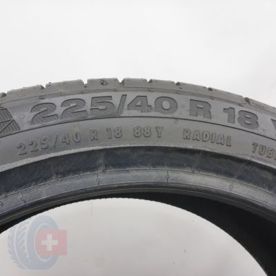 6. Opony 225/40 R18 2x CONTINENTAL 88Y ContiSportContact 5 RFT BMW Letnie 2023 