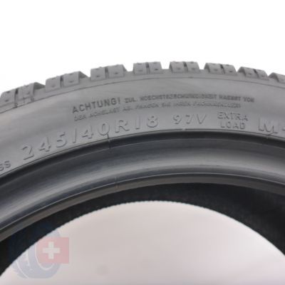 5. Opony 245/40 R18 2x DUNLOP 97V XL AO SP Winter Sport 3D Zimowe 2011 7,2mm