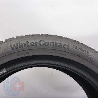 5. Opona 205/50 R17 1x CONTINENTAL 93H XL WinterContact TS870P Zimowa 2021 8mm