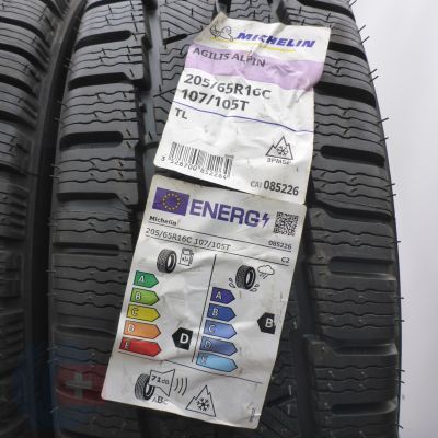 2. Opony 205/65 R16C 4x MICHELIN 107/105T Agilis Alpin Zimowe 2023 