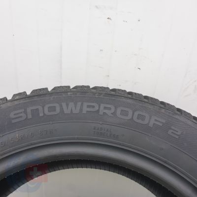 8. Opony 195/55 R16 4x NOKIAN 87H Snowproof 2 Zimowe 2025 