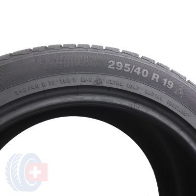 5. 2 x CONTINENTAL 295/40 R19 108V XL ContiWinterContact TS830 P NO Zima 2016 6,2mm