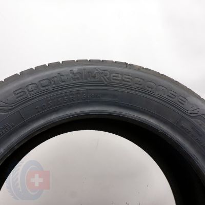 7. Opony 205/55 R16 4x DUNLOP 91H Sport BluResponse Letnie 2025 