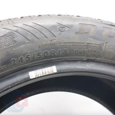 6. Opony 245/50 R18 4x DUNLOP 104V XL SP Winter Sport 4D RFT M0E EXT Zimowe 2018  