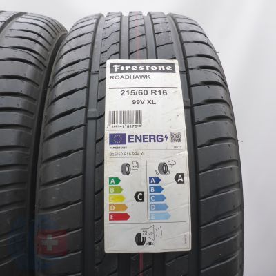 2. Opony 215/60 R16 2x FIRESTONE 99V XL Roadhawk Letnie 2022