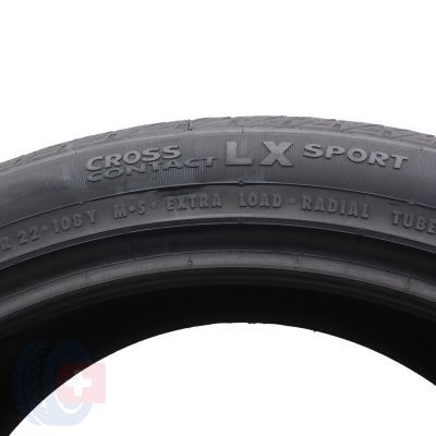 5. Opony 275/40 R22 2x CONTINENTAL 108Y XL CrossContact LX Sport Letnie M+S 2021 6,8mm