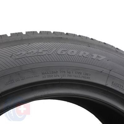 6. 4 x TOYO 225/60 R17 99V SnowProx S953 Zima 2014 6,2-7mm