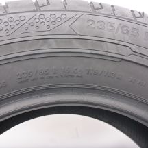 6. Opony 235/65 R16C 2x CONTINENTAL 115/113R ContiVan Contact 200 Letnie 2018/19 8,6-8,5mm 