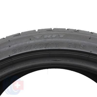 4. Opony 225/40 R18 2x BRIDGESTONE 88Y Potenza S001 BMW RunFlat Letnie 2019 Jak Nowe 7,5mm