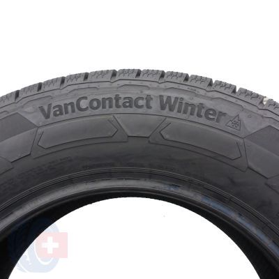 8. Opony 225/65 R16C 4x CONTINENTAL 112/110R VanContact Winter Zimowe 2023, 2024 8,2-9mm