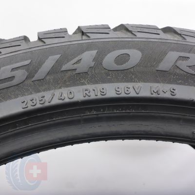 6. Opony 235/40 R19 4x PIRELLI 96V XL Sottozero 3 Winter Zimowe 2023, 2024 6,5-7,2mm