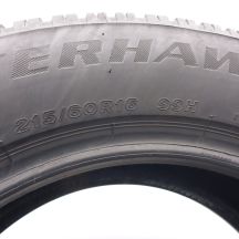 5. Opony 215/60 R16 2x FIRESTONE 99H XL Winterhawk 4 Zimowe 2021, 2022 7,2-7,5mm