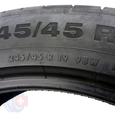 4. Opony 245/45 R19 2x CONTINENTAL 98W ContiSportContact 5 SUV Letnie 2017 5,8mm