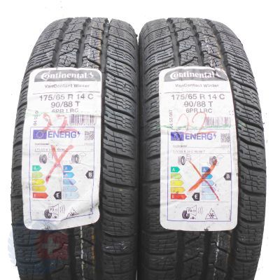3. Opony 175/65 R14C 4x CONTINENTAL 90/88T VanContact Winter Zimowe 2022 Nieużywane 