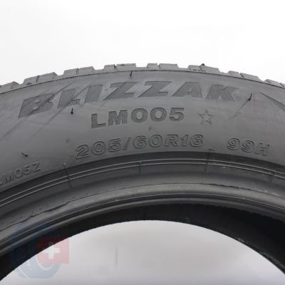 5. Opony 205/60 R18 2x BRIDGESTONE 99H Blizzak LM005 BMW Zimowe 2024 7,5-7,2mm