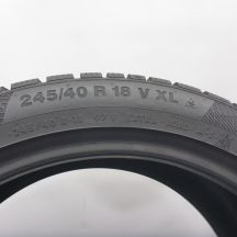 5. Opony 245/40 R18 4x CONTINENTAL 97V XL AO WinterContact TS850P Zimowe 2017, 2023 6,2-7,2mm