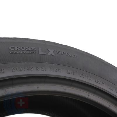 4. 1 x CONTINENTAL 275/45 R21 110W XL Cross Contact LX Sport Lato M+S 6.8mm
