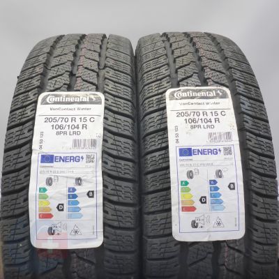 4. Opony 205/70 R15C 4x CONTINENTAL 106/104R VanContact Winter Zimowe 2022 