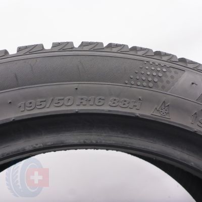 5. Opony 195/50 R16 2x KUMHO 88H XL WinterCraft WP51 Zimowe 2021 7,2-7,4mm