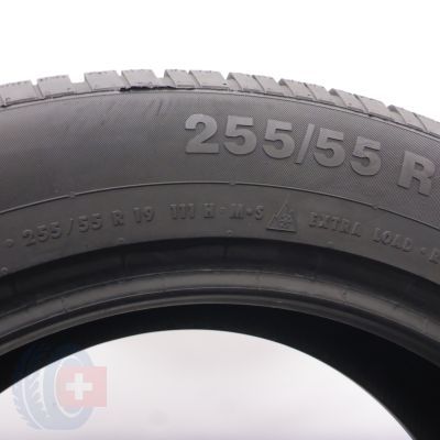 5. Opony 255/55 R19 2x CONTINENTAL 111H XL ContiWinterContact Ts830P AO Zimowe 2018 6mm