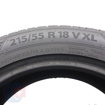 5. Opony 215/55 R18 2x BARUM 99V XL Bravuris 5HM Letnie 2022 Jak Nowe