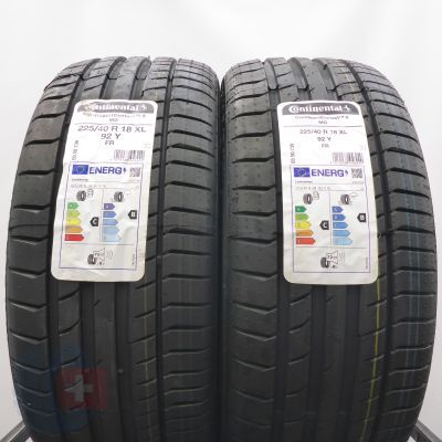 5. Opony 225/40 R18 4x CONTINENTAL 92Y XL ContiSportContact 5 M0 Letnie 2023 