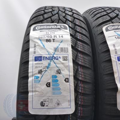 2. Opony 185/65 R14 2x CONTINENTAL 86T WinterContact TS870 Zimowe 2022