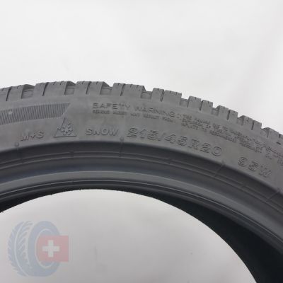8. Opony 215/45 R20 4x  BRIDGESTONE 95W XL Blizzak 6 Zimowe 2025 7,2mm