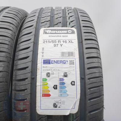 3. Opony 215/55 R16 2x BARUM 97Y XL Bravuris 5 Letnie 2022