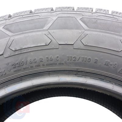 6. Opony 225/65 R16C 4x CONTINENTAL 112/110R VanContact Winter Zimowe 2023, 2024 8,2-9mm