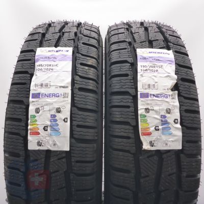 4. Opony 195/70 R15C 4x MICHELIN 104/102R Agilis Alpin Zimowe 2025 Nieużywane