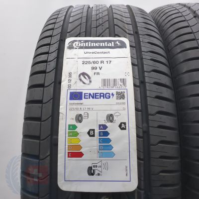 2. Opony 225/60 R17 2x CONTINENTAL 99V UltraContact Letnie 2024 