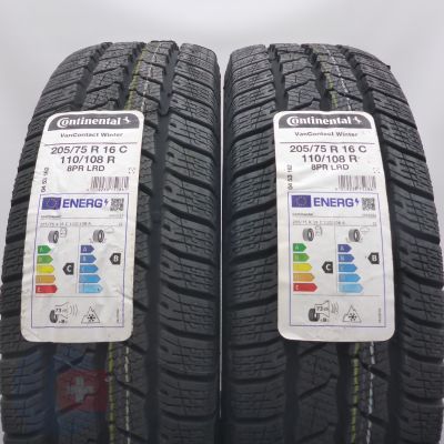 4. Opony 205/75 R16C 4x CONTINENTAL 110/108R VanContact Winter Zimowe 2022 