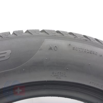 8. Opony 225/60 R17 2x PIRELLI 99H AO Sottozero 3 Winter Zimowe 2020 7,2-7,5mm