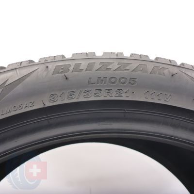 5. Opony 315/35 R21 2x BRIDGESTONE 111V XL Blizzak Lm005 Zimowe 2021 6,5-6,8mm